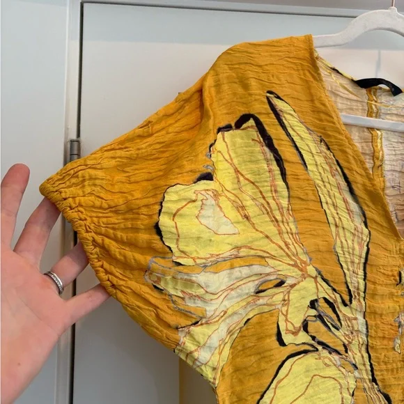 ZARA ZW COLLECTION
PALM PRINT DRESS WITH
POCKETS - Picture 8 of 10